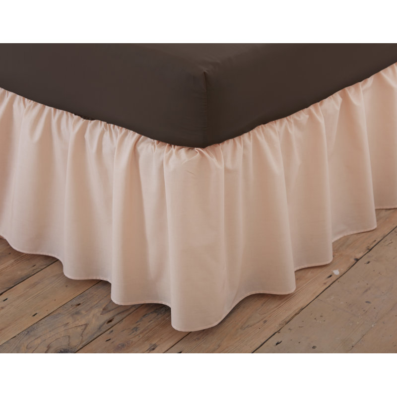 Margret Ruffled Bed Skirt, King (5'), Biscuit