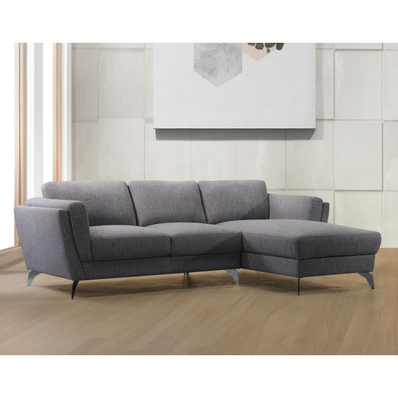 Upholstered L-Shaped Sectional Right Hand Facing
