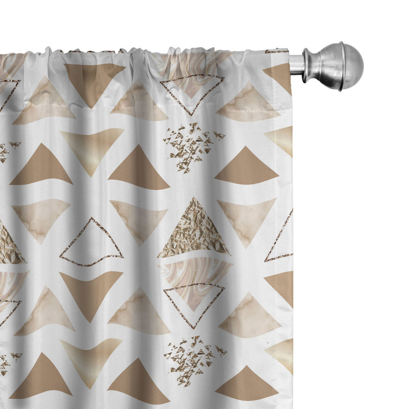 Semi Sheer Curtain Pair, 28" W x 63" L