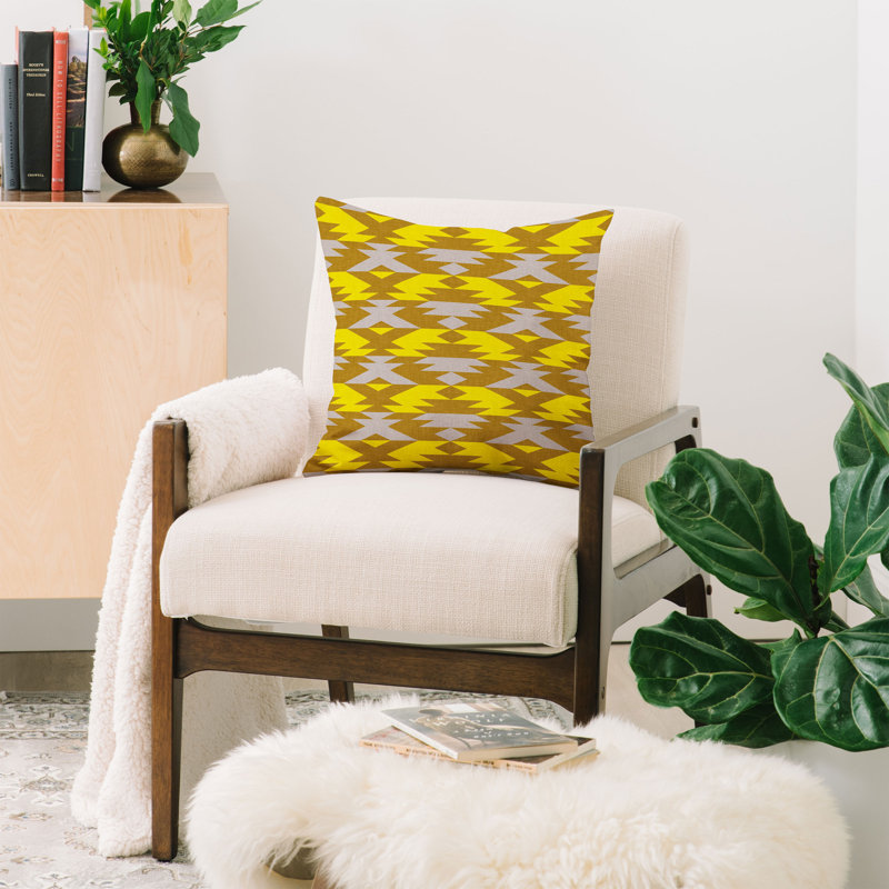 Coussin décoratif intérieur/extérieur géométrique