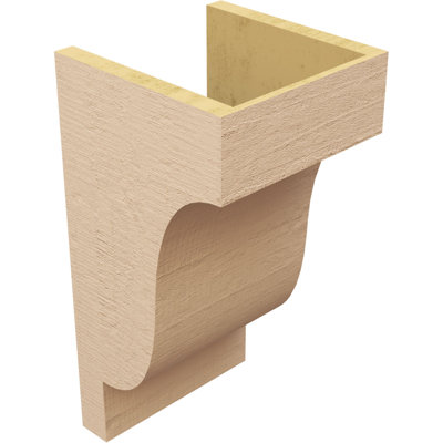 Bois de cèdre brut Newport, grain de bois TimberThane, brun clair apprêté