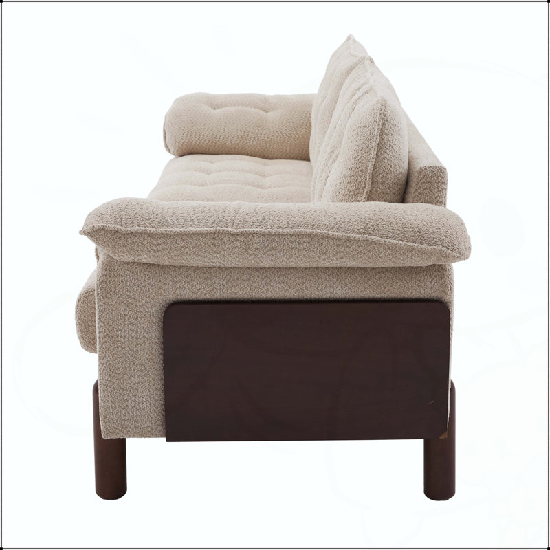 Canapé 83,5 po, Beige Boucle