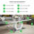 Scottsmoor Modern Halo High Gloss Statement Luxury Coffee Table-2065092014