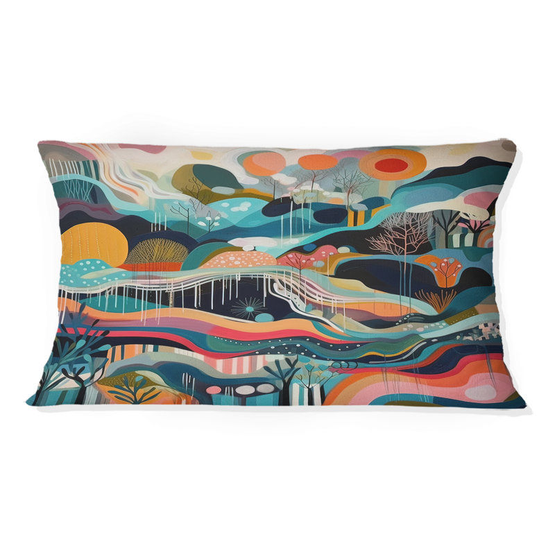 Coussin décoratif bleu, minimalisme et explosion de minimalisme abstrait
