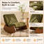 Rocking Chair Corduroy Fabric Upholstered Tall Back Glider Rocker Rocking Accent Chair Comfy Single Sofa Side Chair for Living Room Bedroom Hotel, Bedroom-1540339793
