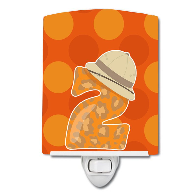 Zoo Month 2 Ceramic Night Light