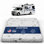 Remplacement de matelas en mousse à haute densité pour camping-car de 4 pouces, ferme moyenne, fourgonnettes de camping, 80 po x 34 po