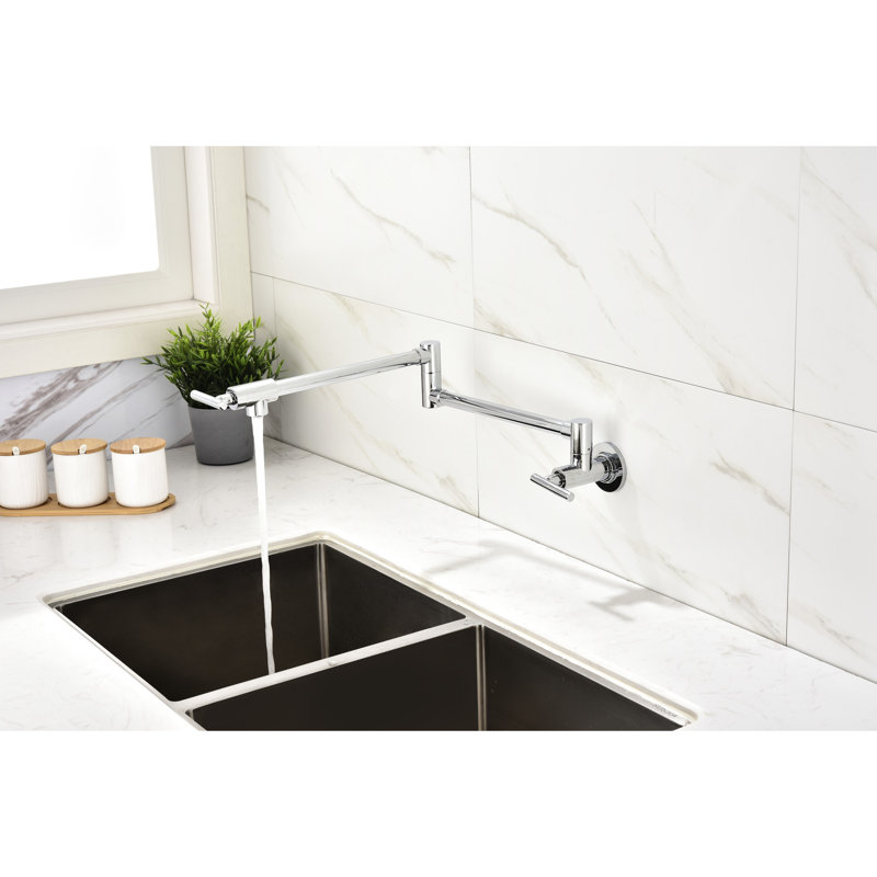 Robinet remplisseur de pot - intérieur en laiton, extérieur, structure d'égouttement, revêtement, évacuation facile de l'eau