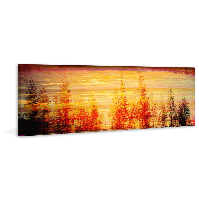 1 Piece Wrapped Canvas Wall Art, 25cm H x 76cm W x 3.8cm D