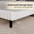 Velvet Upholstered Platform Bed Headboard and footboard with soft-padded vertical channel quilting-759721668-759721669