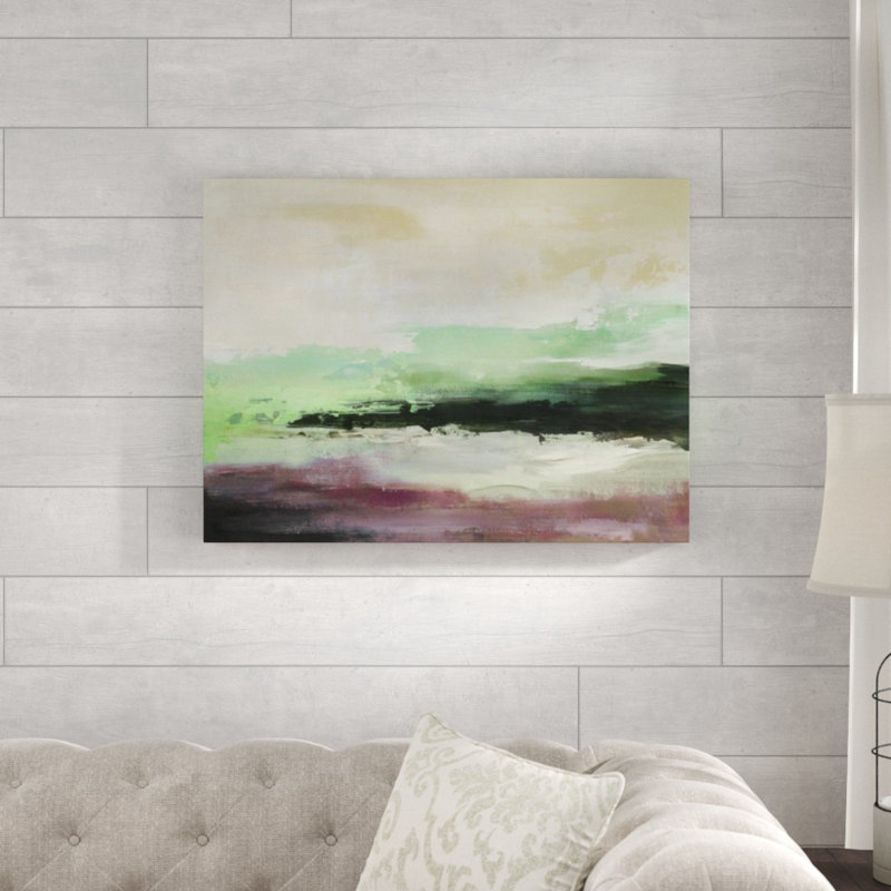 «My Country Road I» par Guseul Park - peinture sur toile sans cadre, Extérieur, H 24 po x l 32 po x 1,5 po