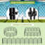 60 cm H x 33 cm W Steel Fence Panels Fencing with 25 Panel(s) Included