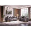Bois de bouleau argenté avec base et revêtement en velours luxueux de couleur moderne-844274344