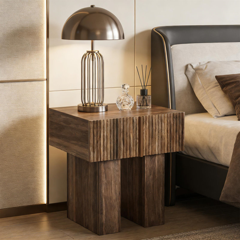 Bedside Table,Storage Nightstand