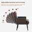 Acelia Faux Leather Accent Chair-1255588947