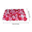 Arrangement de panneau mural fleurs artificielles roses en soie