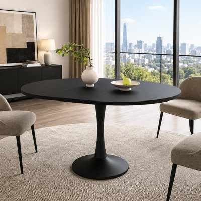 Extendable Round Dining Table