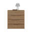 Commode en chêne naturel à 4 tiroirs
