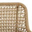 Set Of 2 Teak Garden Armchairs With White Cushion