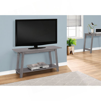 Meuble télé, console de 42 po, meuble multimédia, tablettes de rangement, salon, chambre à coucher, stratifié, contemporain, moderne