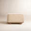 Bilbury Oval Ottoman-Taupe Shearling-38183007-38183006