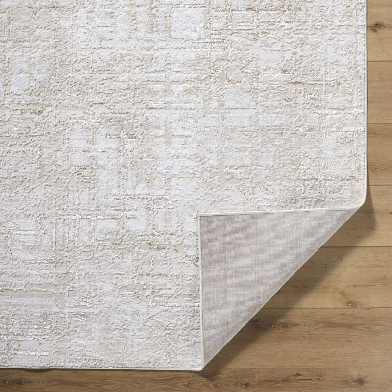 Tapis tissé à la machine Gurdon, Rectangle 5 pi 3 po x 7 pi