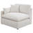 Jaequan 6-Piece Performance Fabric Modular Sectional with Ottoman and Reversible Back Cushions, Ivory-106885878