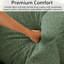 Canapé-lit convertible avec coussin cylindrique, canapé-lit pliant en velours côtelé avec cadre de forme fixe, canapé-lit pour salon-1021617421