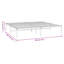 Metal Bed Frame White-1294248285