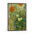 Toile encadrée de bois rustique foncé