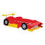 Lit plateforme simple avec roulettes-700983523