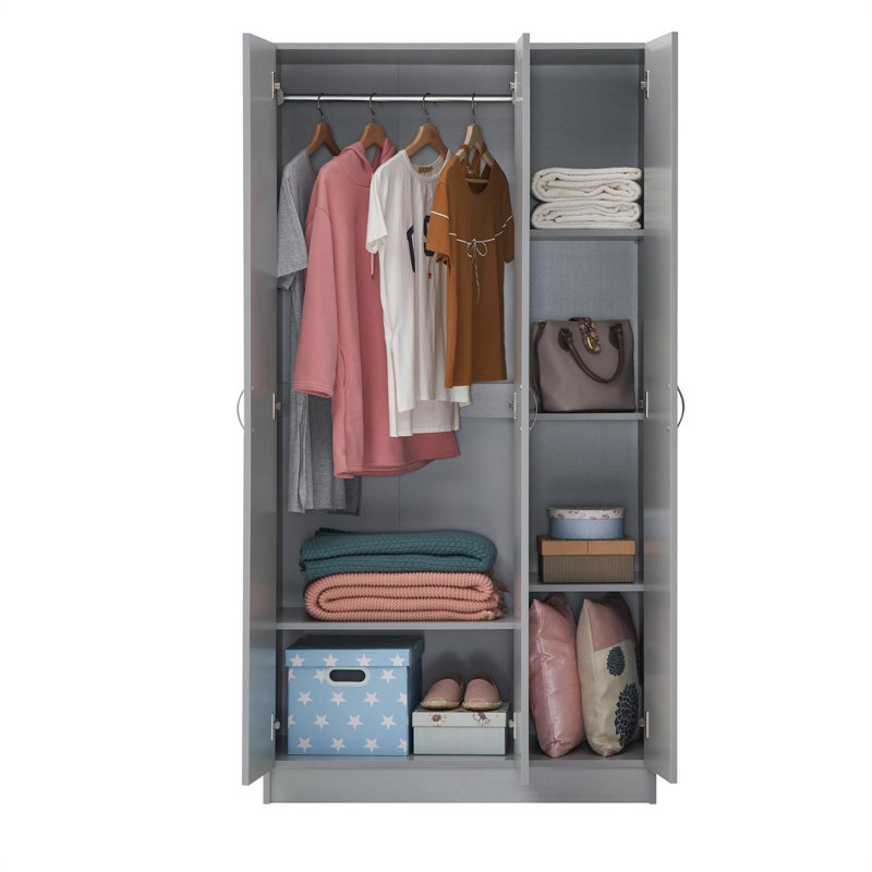 3 Door Manufactured Wood Wardrobe