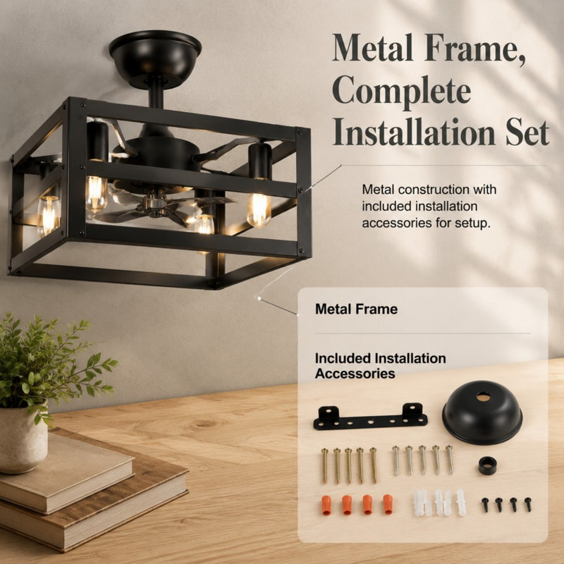 16-inch Ceiling Fan with Light