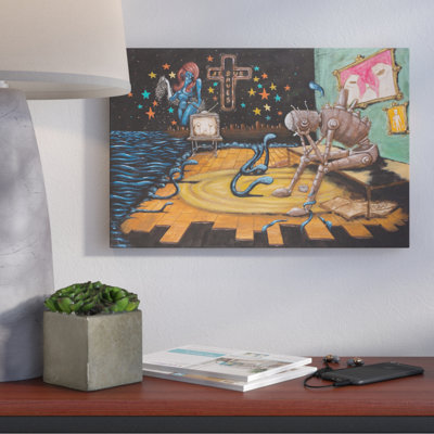 «Jesus sauve» par Craig Snodgrass, art mural sur toile