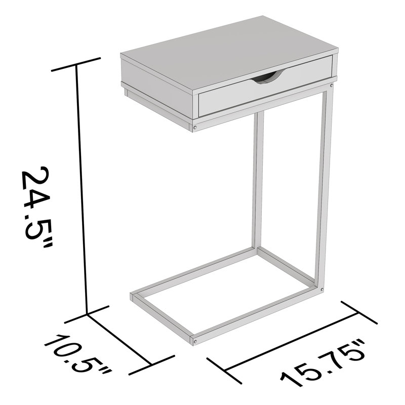 Needham End Table with Storage