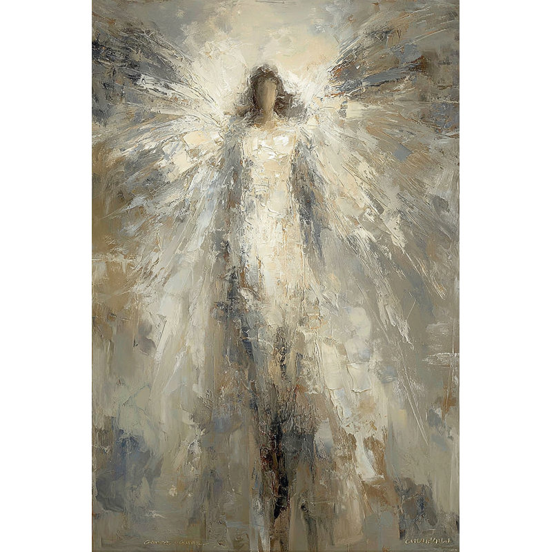 «Ethereal Grace», art mural sur toile tendue, L 30 po x H 40 po x P 1,5 po