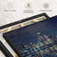 Chicago Skyline At Night, reproduction sur toile-1100505210