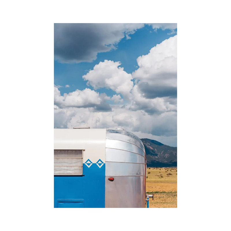 New Mexico Airstream VI 1 Piece Wall Art on Canvas, 30.48cm H x 20.32cm W x 1.91cm D, Wrapped Canvas