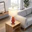 Ensemble de 2 lampes de table Modern Modern en céramique avec 2 ports USB A + C et une prise de courant CA-176749802
