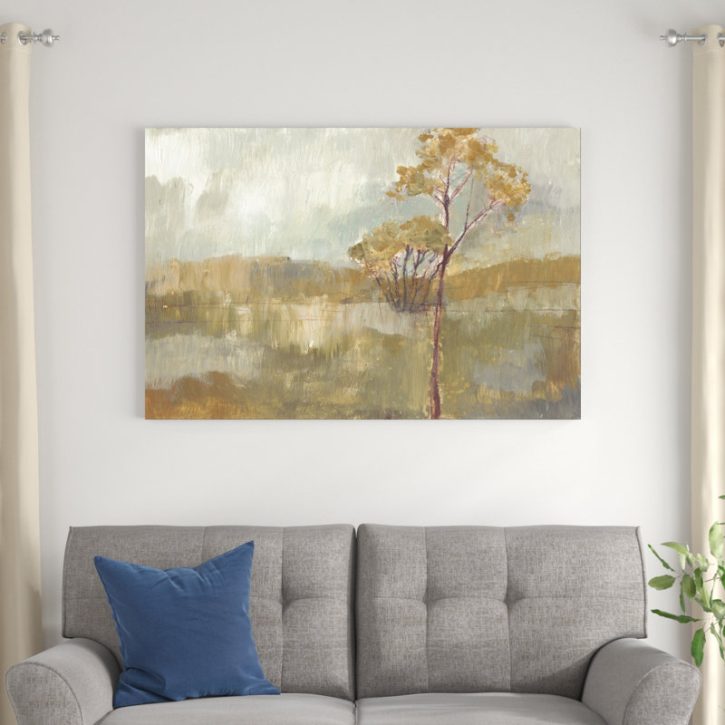 Pastorale ocre II, H 32 po x l 48 po x P 1,25 po