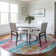 Machine Washable Indoor/Outdoor Cinead ACN1684 White Rug