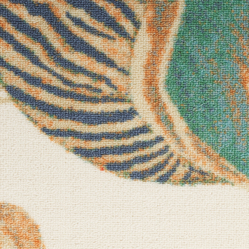 Tapis ivoire d'extérieur Waverly Sun-N-Shade, Rectangle 5 pi 3 po x 7 pi 5 po
