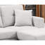 Gris, canapé modulaire, microfibre, coussins à haute densité, utilisation à long terme, porte-gobelets, structure en bois massif gris avec 7 sièges, coussins moelleux pour les supports et