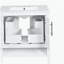 Meuble-lavabo 30 po avec lavabo, armoire de salle de bain multifonctionnelle avec portes et tiroirs, structure solide et panneau de fibres à densité moyenne, blanc
