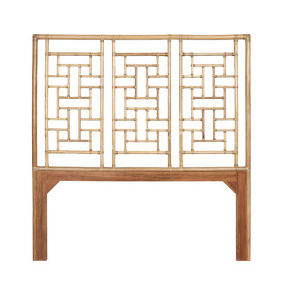 Ohana Wicker/Rattan Open-Frame Headboard