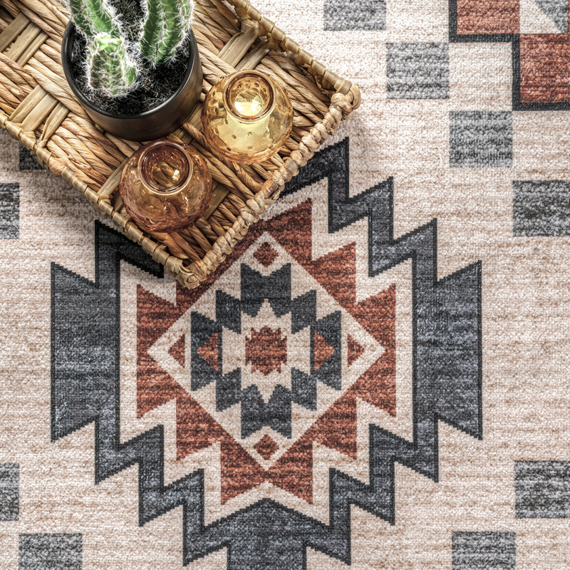 Southwestern Area Rug, Runner 76 x 305cm