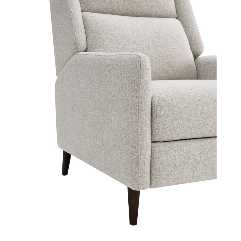 Fauteuil inclinable manuel avec dossier haut pour le salon, Beige
