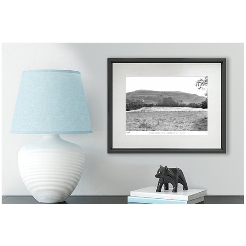 Child Okeford, Hambledon Hill C1960 by Francis Frith - Single Picture Frame Print, 28cm H x 36cm W x 2.3cm D