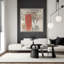 Art mural encadré abstrait rétro antique classique pour chambre à coucher-1154813046-1154813047