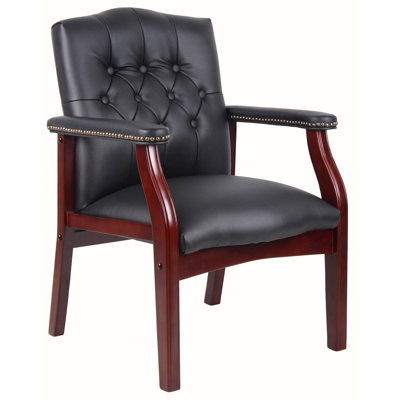 Reception Chair with Wood Frame